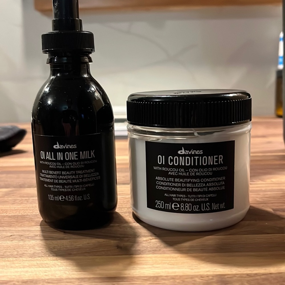 Davines OI Conditioner and all in one milk